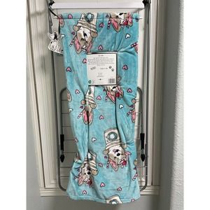 Pickle & Dot Plush Throw Corgiccino 50x70 Dog Lovers Welsh Corgi Cappuccino-New